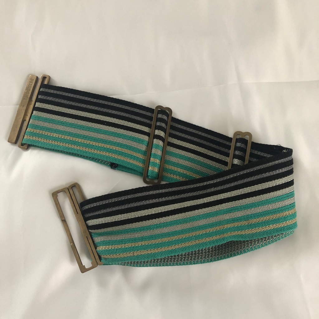 Missoni Cloth And Brass Adjustable Belt